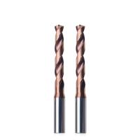 Quality Custom Carbide Tungsten Drill Bit Hss Straight Taper Shank 2 Flutes for sale