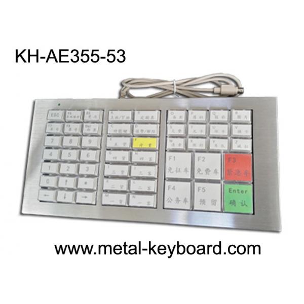 Quality Mechanical Ruggedized Keyboard , Stainless Steel Panel Keyboard for sale