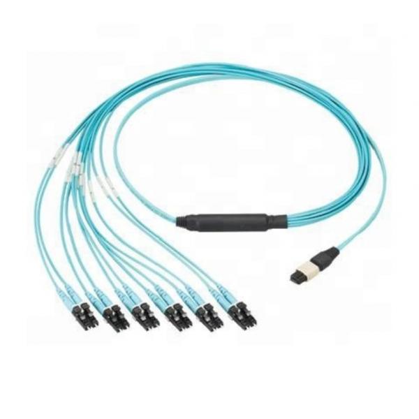 Quality 3m/5m/10m Core Fiber Optical Jump Cord ST LC SC FC OM3 MPO 24/12 for sale