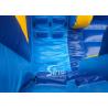 China Commercial inflatable bouncy castle with double slide and removable banner factory