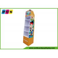 China Corrugated Cardboard Toy Display Stand Paper Floor Rack For Promotion FL108 factory