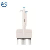 China Lab Mechanical Biochemical Adjustable 12 Channel Pipette Fully Autoclavable mechanical pipette factory
