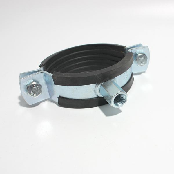 Quality M8 M10 Rubber Lined Strut Channel Pipe Clamp R Types Hose Clamps Quick Locking for sale