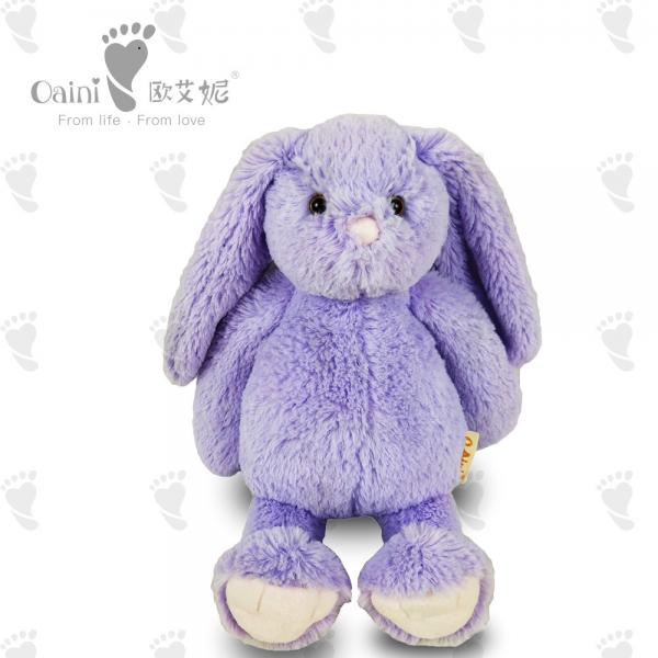 Quality 21 X 28cm Doll Plush Toy Purple Bunny for sale