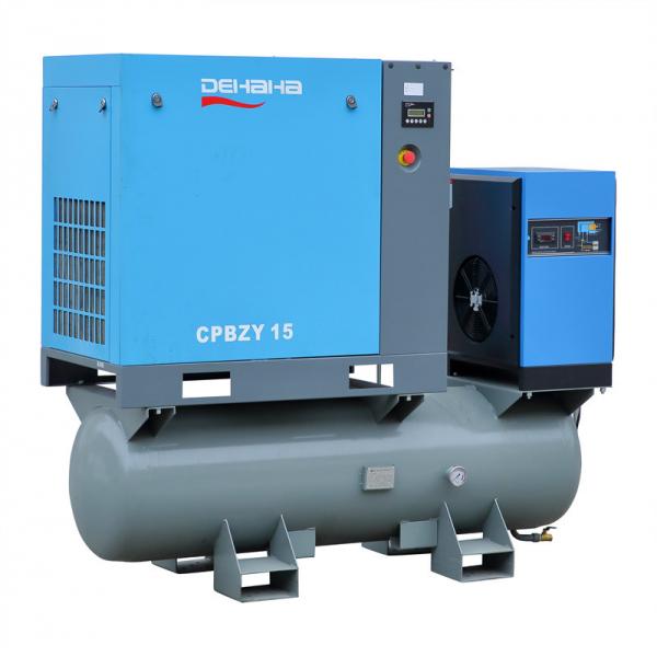 Quality Screw All In One Air Compressor 350 Lilter Air Tank Dryer Integrated Air for sale