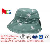 China Green Sun Block Sunshade Fisherman Bucket Hat Comfortable Eco Friendly for sale