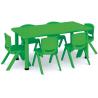 China kindergarten play furniture preschool equipment bench and desk for school factory