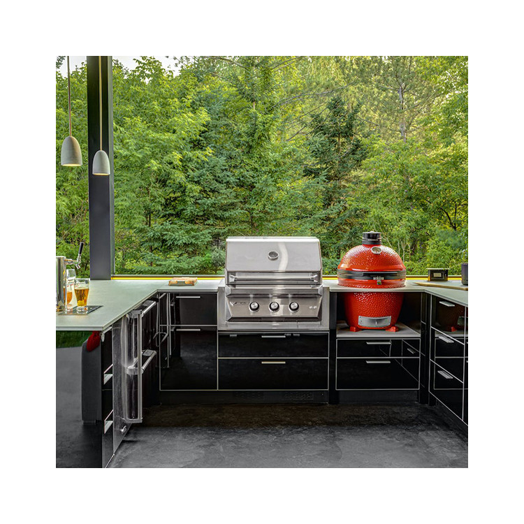 China Pull Out Basket Outdoor Kitchen Cabinets Stainless Steel Material factory