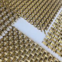Quality Antique Bronze Woven Wire Screen Mesh For Building Facade Decoration for sale