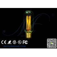 China 2W 4W 6W LED Filament Type Edison Bulb 2200K Warm Glow Dimmable Amber Tinted T45 Tubular 40 Watt Equal for sale