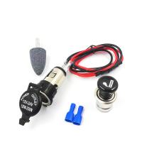 China Car Cigarette Lighter Socket Plug Power Outlet Parts For Car Truck Motorcycle 12V 24V Waterproof for sale
