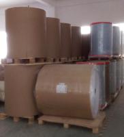 China Kraft brown paper material roll sheets 45-180GSM factory