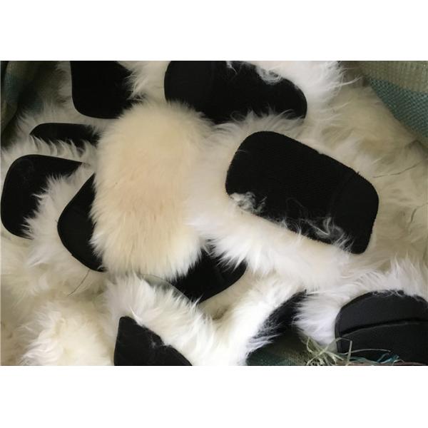 Quality Single Sided Fur Sheepskin Car Wash Mitt For Detailing Cleaning / Polishing for sale