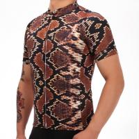 China Snakeskin Design Polyester Personalized Riding Jersey For Bike Riding factory