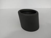 China Prepreg carbon fiber exhaust pipe tube round Rolled Edge Angle Cut for Porsche exhaust tip factory