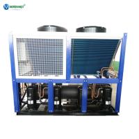 China Industrial 40HP CE Glycol Air Cooled Scroll Chiller Machine Four Compressor Circulating Air Cooler Chiller for sale