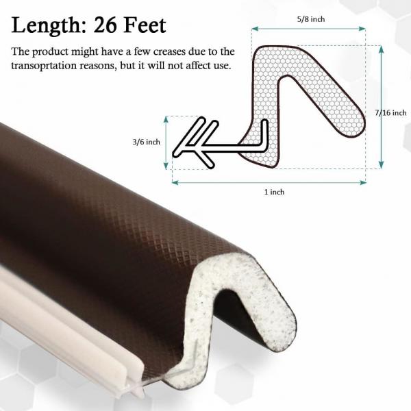 Quality Non Flammable Low Compression Self Adhesive V Shape Weather Stripping for sale
