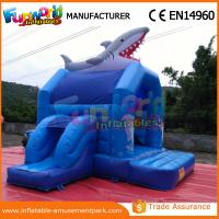 China Hot Dolphin Inflatable Bouncer Slide For playground / inflatable combo bouncers factory