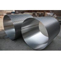China Stainless Steel Wedge Wire Screen 7-10 Mm High Strength Filtration Aperture 25-350 Micron factory