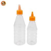 China Reusable Plastic Squeeze Sauce Bottle BPA Free Condiment Squeeze Bottle factory