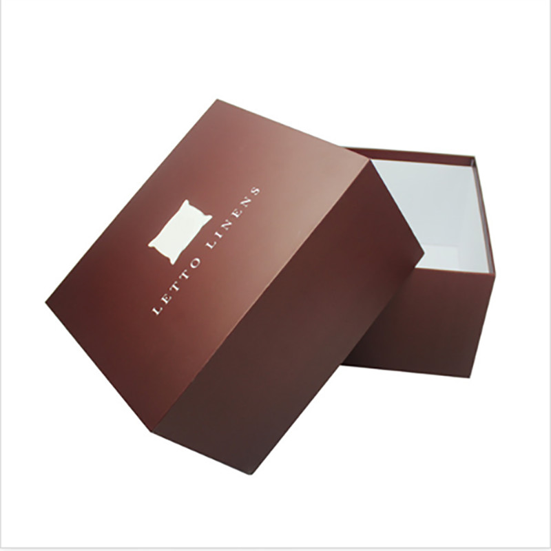 China Dark Red Recyclable Package Paper Box , Rigid Cardboard Box Gift Packaging for sale