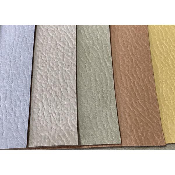 Quality Elastic PU Leather Upholstery Fabric Eco Friendly Water Resistant for sale
