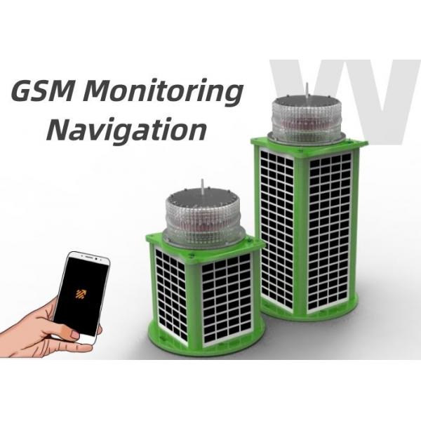 Quality GSM Monitoring Solar Buoy Lights 10nm Visibility Integrated Construction for sale