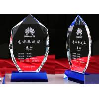 China K9 Crystal Glass Awards For Student School Activities / Sports Competition Winners factory