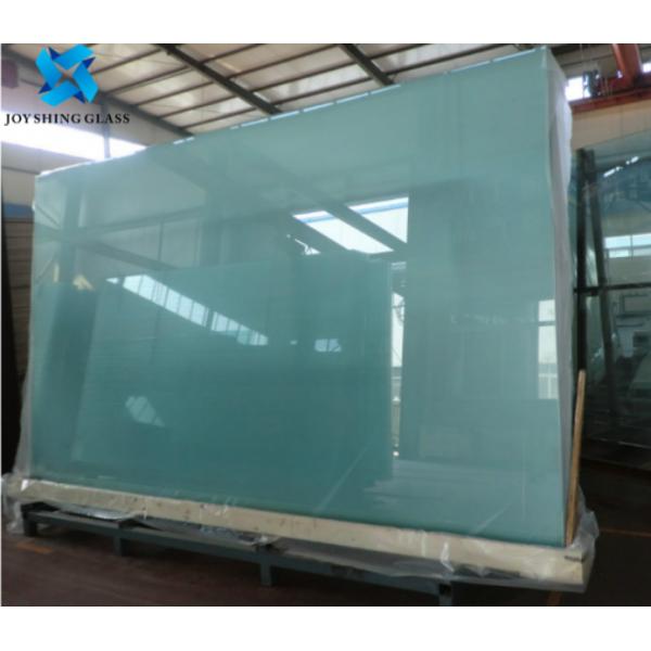 Quality Flat / Curved Laminated Safety Glass, Clear White Double Glazing Toughened Glass for sale
