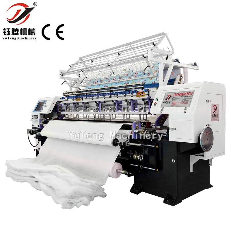 China 5.5KW Computerized Bedding Quilting Machine Multi Needle For Blanket factory
