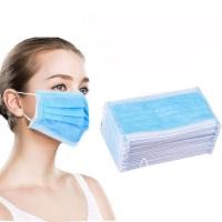 Quality Blue Color Disposable Earloop Face Mask Hypoallergenic High Filtration Capacity for sale