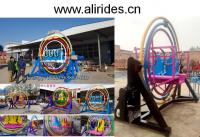 China thrilling amusement park rides human gyroscope/3D space ring rides for sale factory