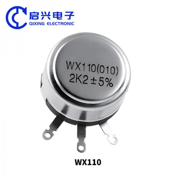 Quality 1W Single Coil Wire Wound Potentiometer 100 Ohm Potentiometer Wx110 for sale