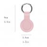 China Anti Fingerprint Liquid Silicone AirTag Case With Smooth Surface factory