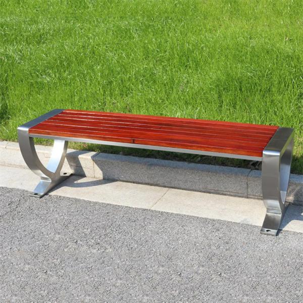 Quality Aluminum Waterproof Outdoor Backless Bench Backless Metal Garden Bench for sale