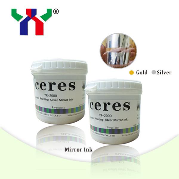 Quality Solvent Base Mirror 45 Sqm Silver Ink Pvc Screen Printing Ink Transparent PET for sale