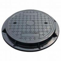 China EN124 DN100 Cast Iron Manhole Cover Locking Drop Manholes Painting Surface factory