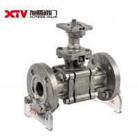 China 3PC Flange Ball Valve Stainless Steel Full Port for Water Media within Q41F-PN64 factory
