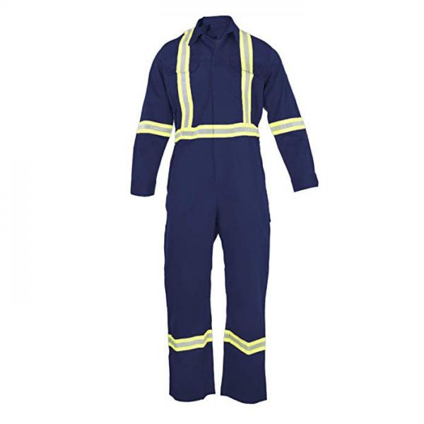 Quality Elastic Reflective Safety Coveralls Hi-Vis Safety Coverall With Reflective Stripe Tape for sale