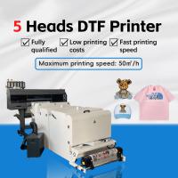 China High Speed Dtf Pro Printer 60cm Clothes Dtf Inkjet Printer Pet Film Industrial Dtf Printer A1 With Shaker And Dryer factory
