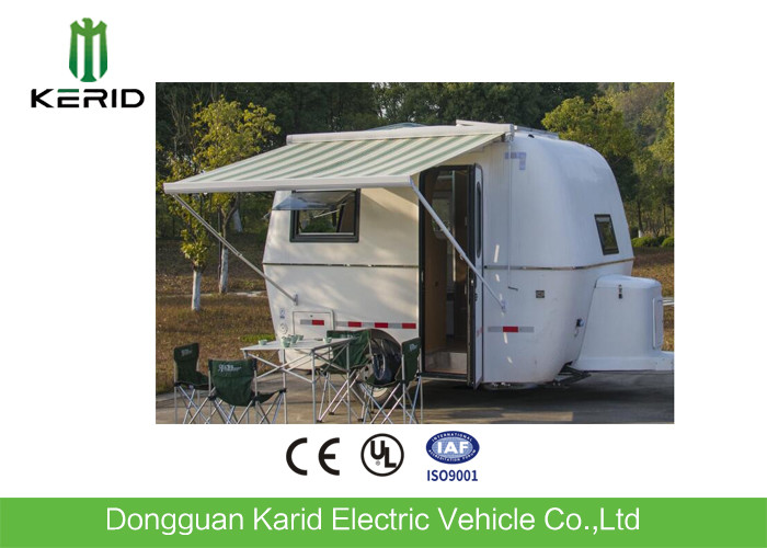 China Easy Towing Camper Van Trailer , Compact Lightweight Rv Trailers With Awning for sale