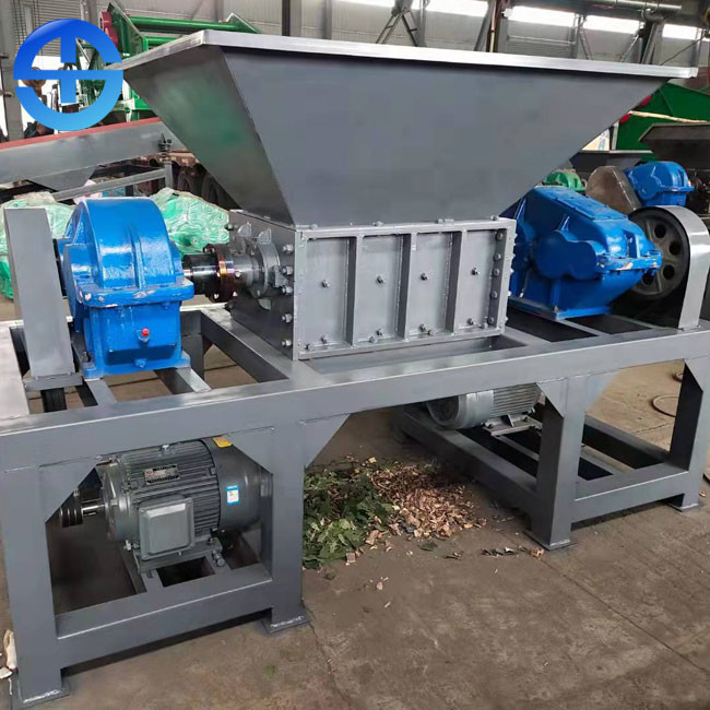 China 600kg/H 800kg/H 380V Aluminum Shredder Machine Two Shaft factory