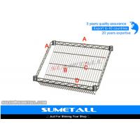 China Commercial Wire Shelving Chrome Storage Racks For Display Brochure / Catalogue factory