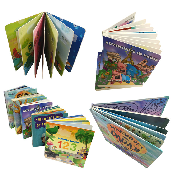 China Full Color Text Book Printing Services 6 x 6 Children Book Printing factory