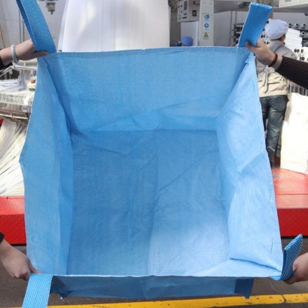 Quality FIBC White 50x80cm 1Ton Jumbo Bags Big Grain Bags For Transport Packing for sale
