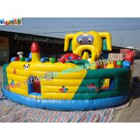 China Giant Fun City Games Inflatable Amusement Park 10Lx8Wx4H meter factory