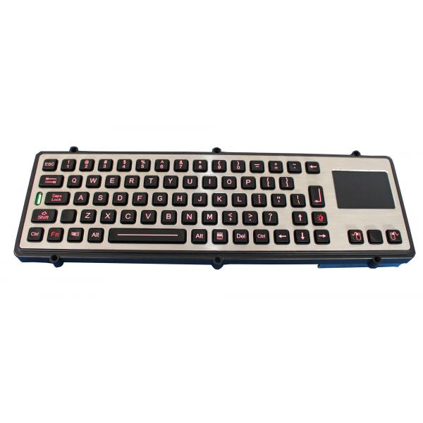 Quality Backlight sealed & ruggedized Industrial Keyboard With Touchpad RoHS CE FCC IP65 for sale