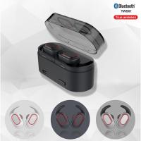 china 2019  mini ture wireless earbuds,Bluetooth 5.0 stereo earphones with detachable earfins,earphones with LED light