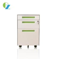 Quality Convenient Mobile Pedestal Cabinet 3 Drawer for Office / School File Storage for sale