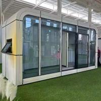 China Economic Movable Prefab Capsule Hotel Apple Cabin Container House factory